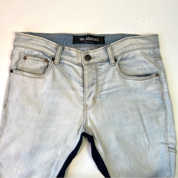 Valabasas Nebulla Stacked Jeans Dark/Light Size 30 - Picture 6 of 16